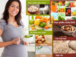 Thực phẩm dinh dưỡng cho mẹ bầu: