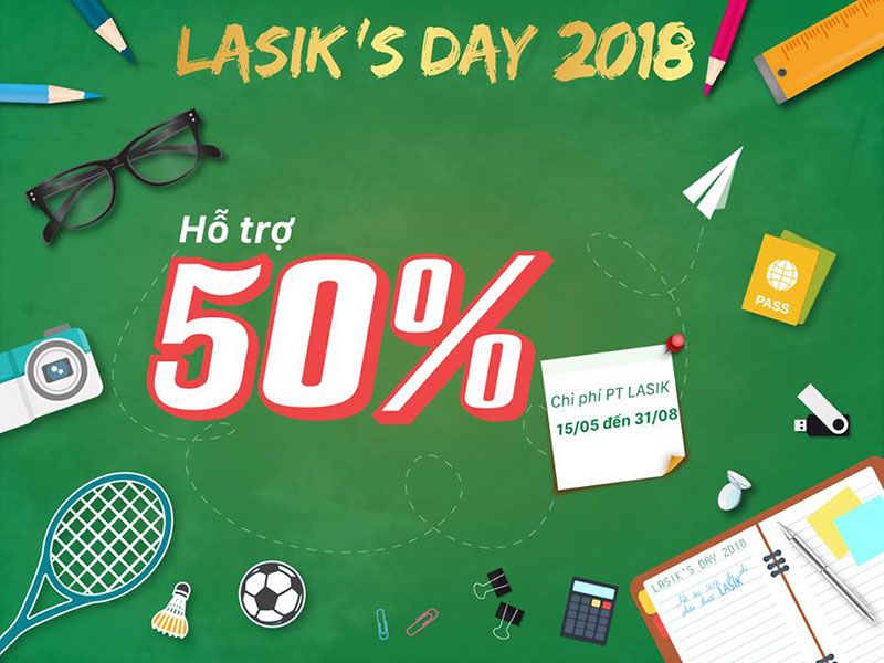 LASIK’S DAY 2018 bùng nổ ưu đãi tại Bệnh viện Mắt Sài Gòn